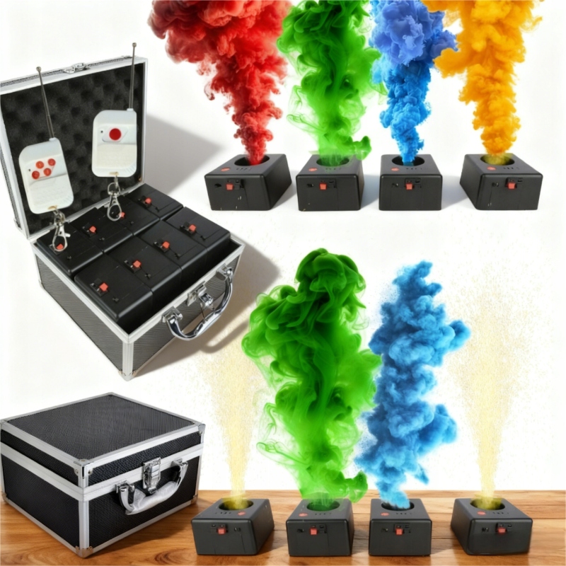 Systém pro odpalování ohňostrojů, kouřových fontán, 8 kanálů pro svatba show