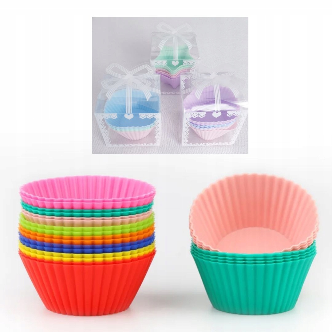 

Foremki Silikonowe Do Ciast Babeczek Muffinek 666