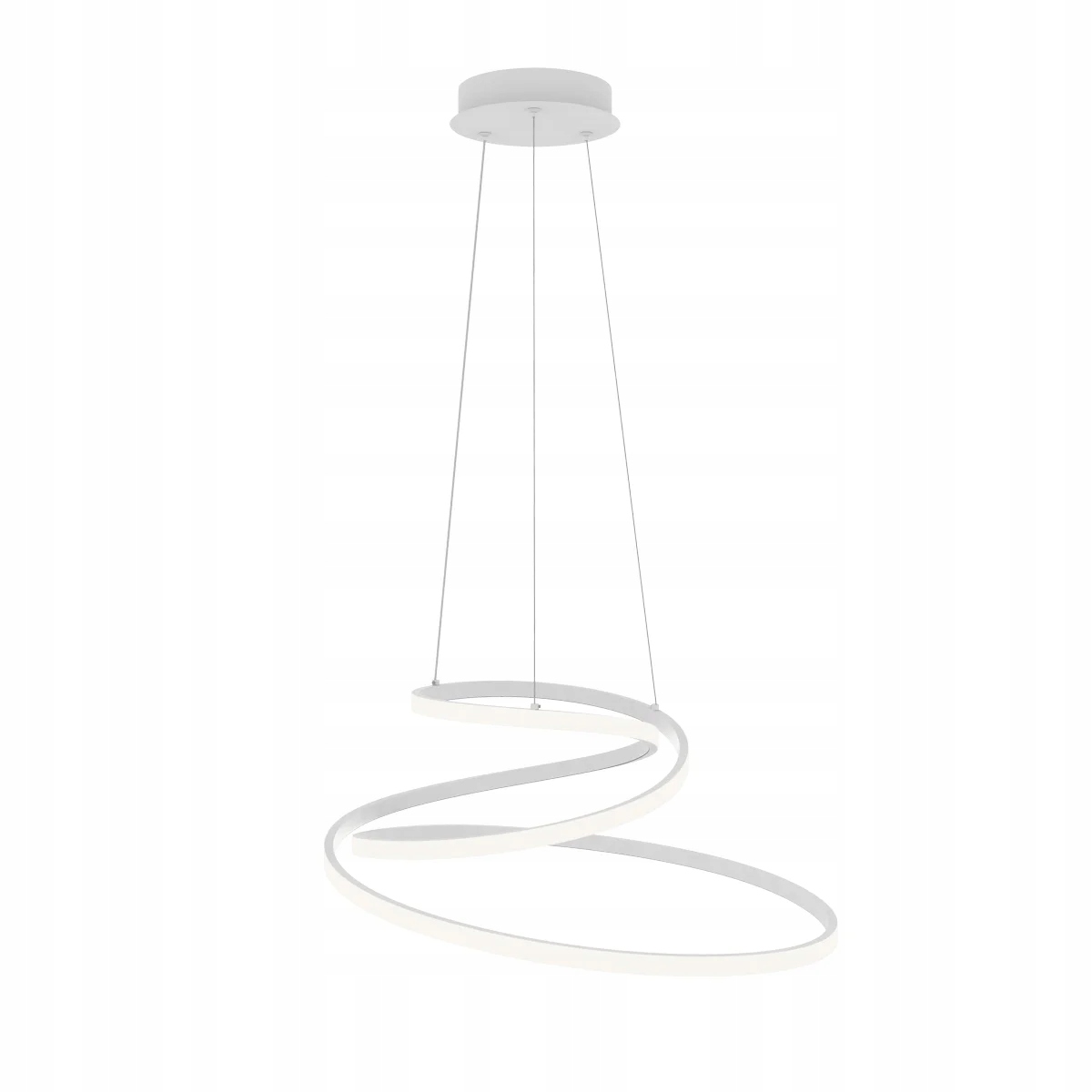 Závesná Led lampa 60W Ø60 cm biela Lorila Italux s variabilnou farbou svetla