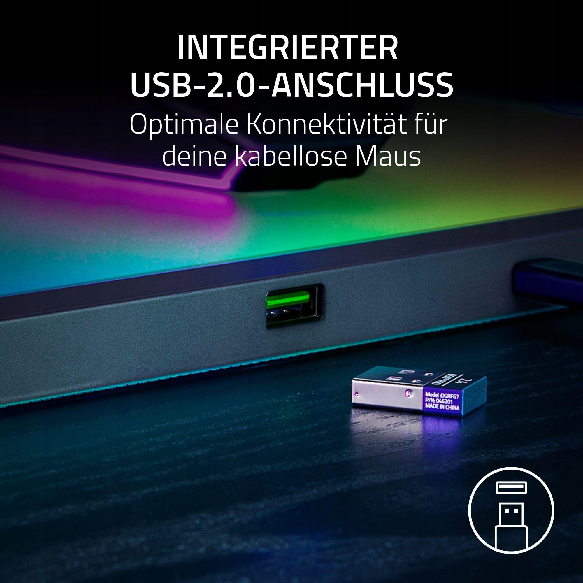 RAZER Firefly V2 Pro Podkładka Gamingowa RGB USB-C 15 Stref LED Czarna — miniatura 5