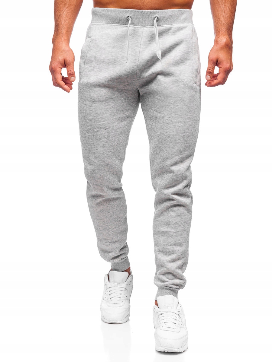 

Spodnie Męskie Dresowe Szare XW01 DENLEY_2XL