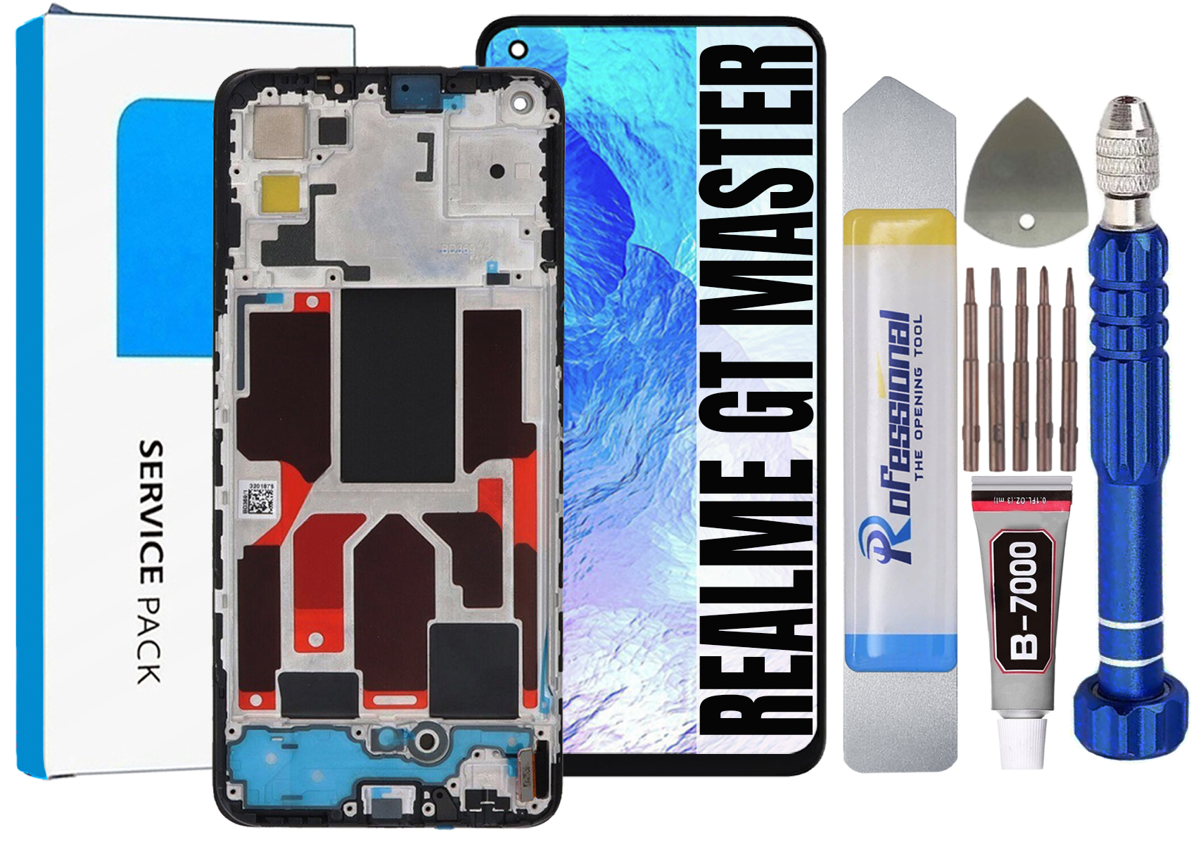 Displej Pro Realme Gt Master Edition Originál LCD Ekran Rámeček