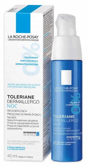 La Roche-posay Toleriane Dermoallegro Krem do twarzy Na Noc 40ml