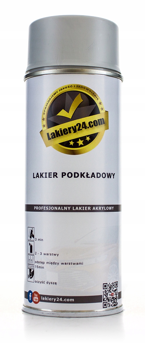 

Lakier Podkładowy Szary 400 ML Podkład Samochodowy
