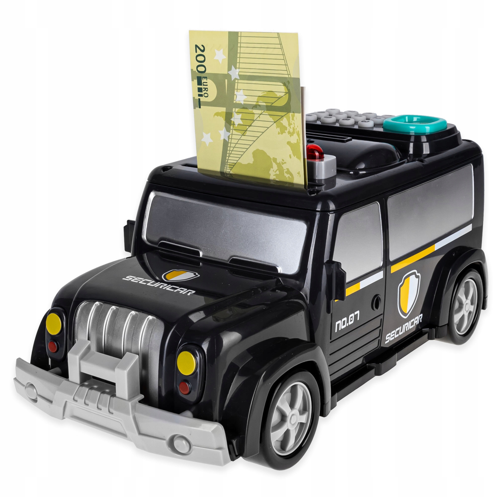 

Sejf Skarbonka Auto Policja na Monety Banknoty Pin