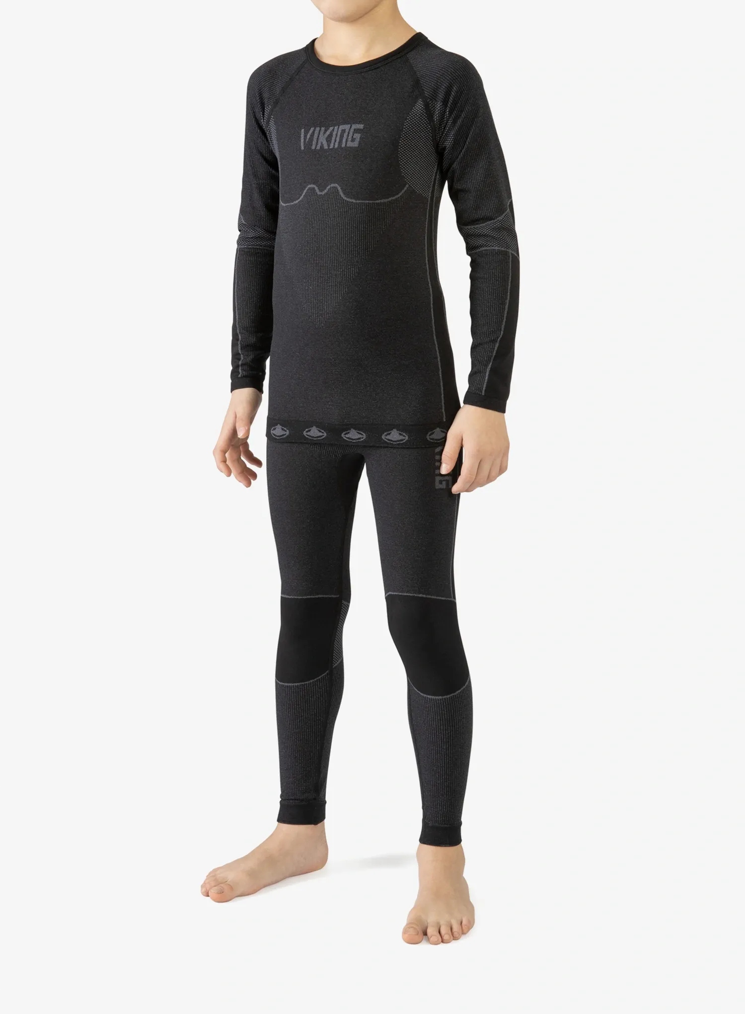 Termoaktivní prádlo Viking Base Layer Riko Set černé, velikost 140-152 cm