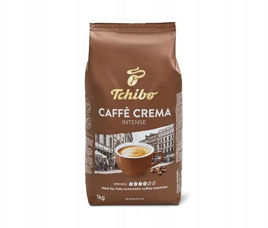 Levně Káva "Caffe Crema Intense", pražená, zrnková, 1000 g, Tchibo 500826