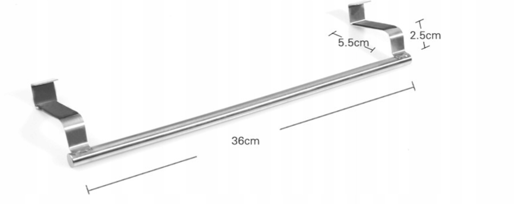 Funkcyjny wieszak bez wiercenia uchwyt kuchenny na drzwi ścierki ręczniki Cechy dodatkowe mocowanie bezinwazyjne
