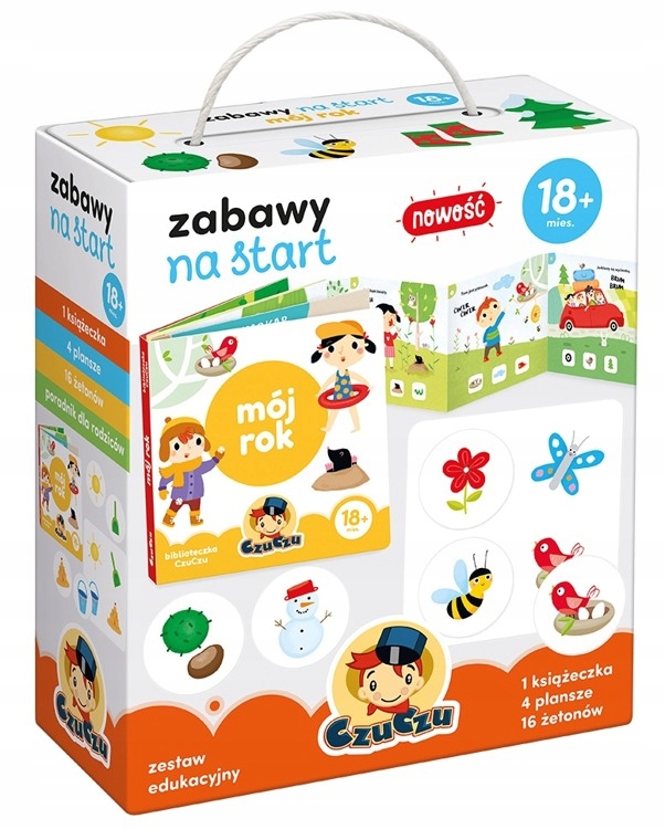 

Czu Czu Zestaw Edu Zabawy Na Start Mój Rok +18 msc
