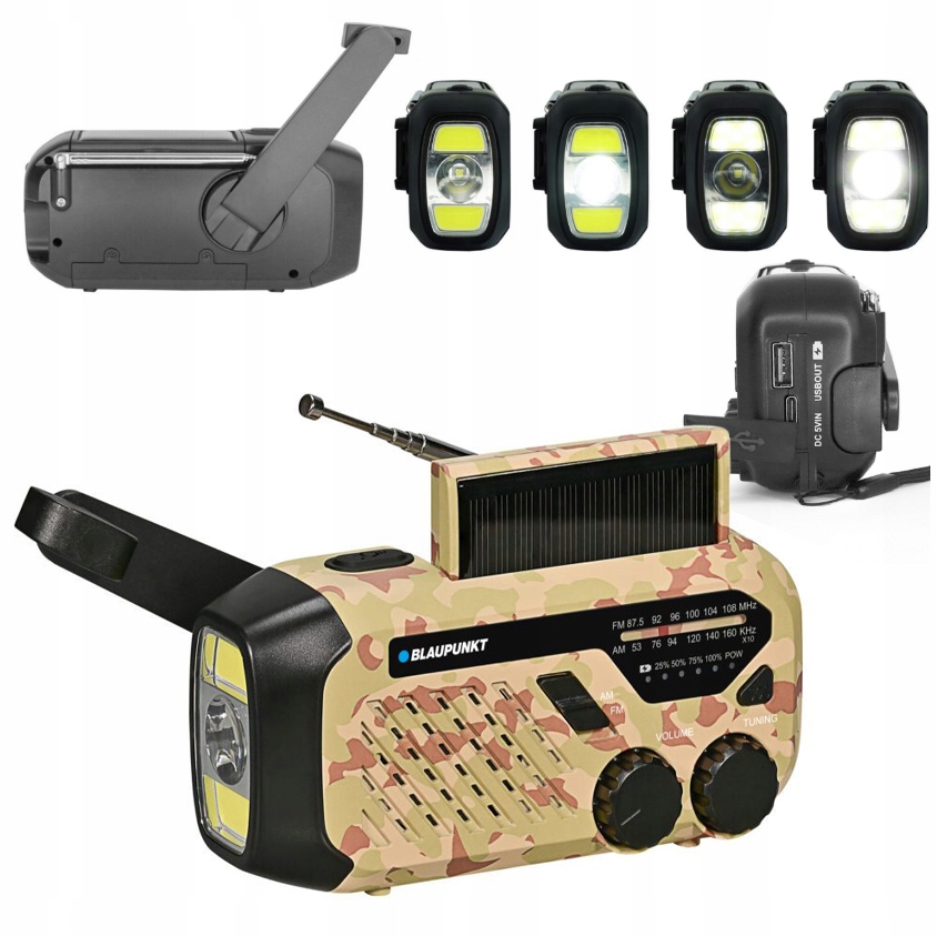 Radio sieciowo-bateryjne AM, FM Blaupunkt ER10DC