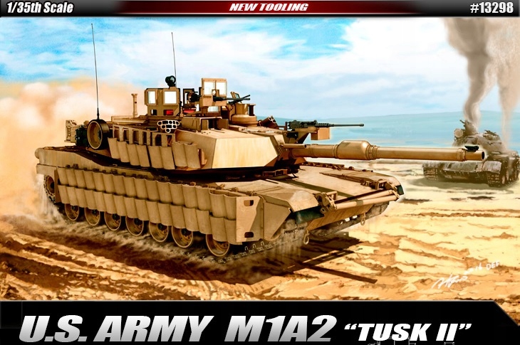 Academy 13504 Abrams M1A2 Tusk II U.s. Army 1:35