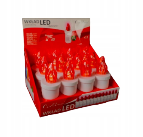 

Wkład Elektryczny Cortina Led Czerwony 90 Dni x12