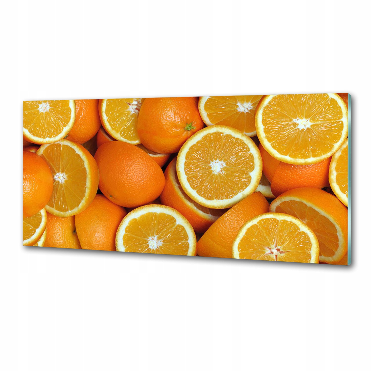 Panel do kuchyně Půlky pomerančů 125x50 Lepidlo