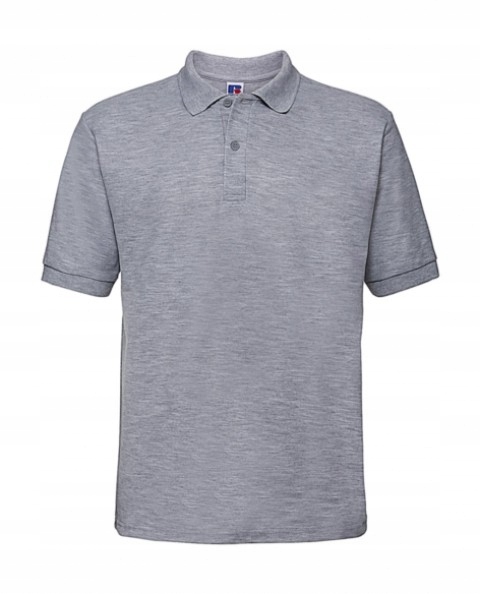 Tričko pánské Polo z polybavlny Russell Light Oxford 3XL