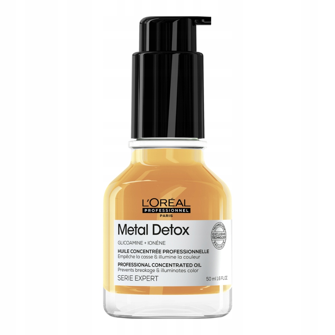 Loreal Professionnel Metal Detox Wygładzający olejek do włosów ochrona 50ml