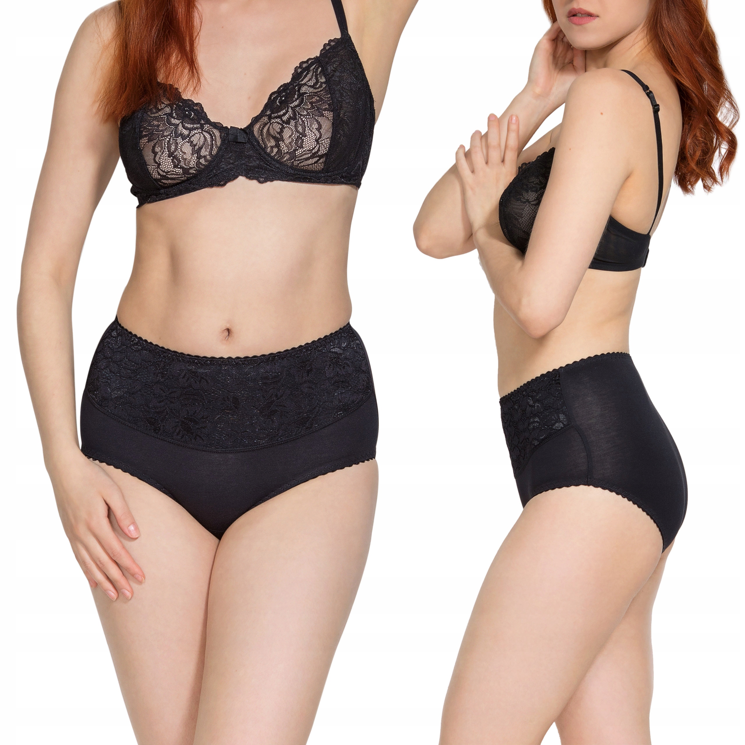 Wyszczuplające Figi Modelujące NETi MTX 04 Czarne