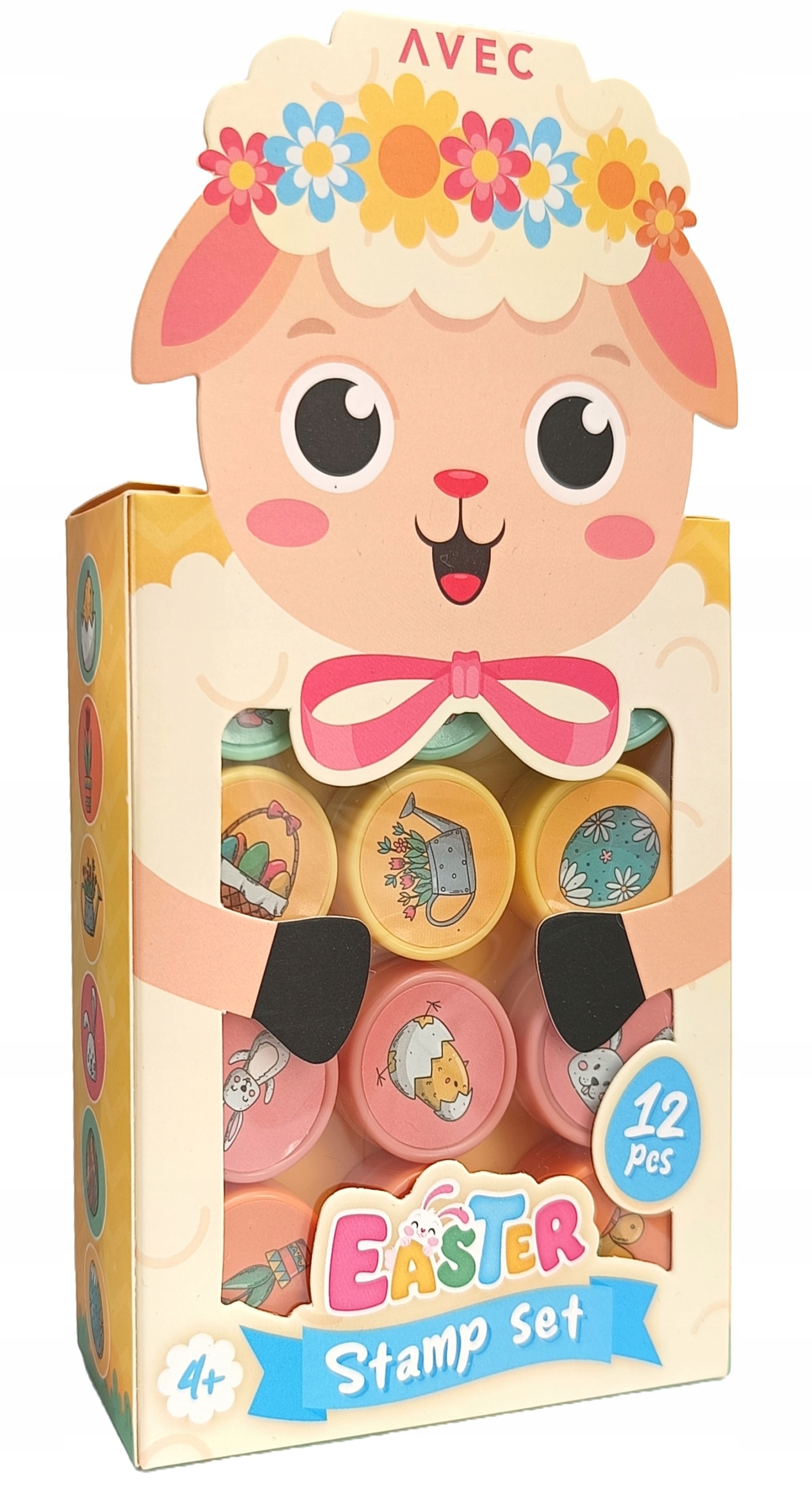 STEMPELKI PIECZĄTKI 12 SZTUK WIELKANOCNE NA WIELKANOC STEMPLE STEMPELKI