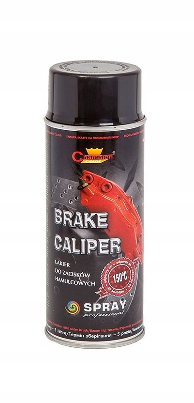 Champion Spray farba do zacisków hamulcowych czarny 400ml