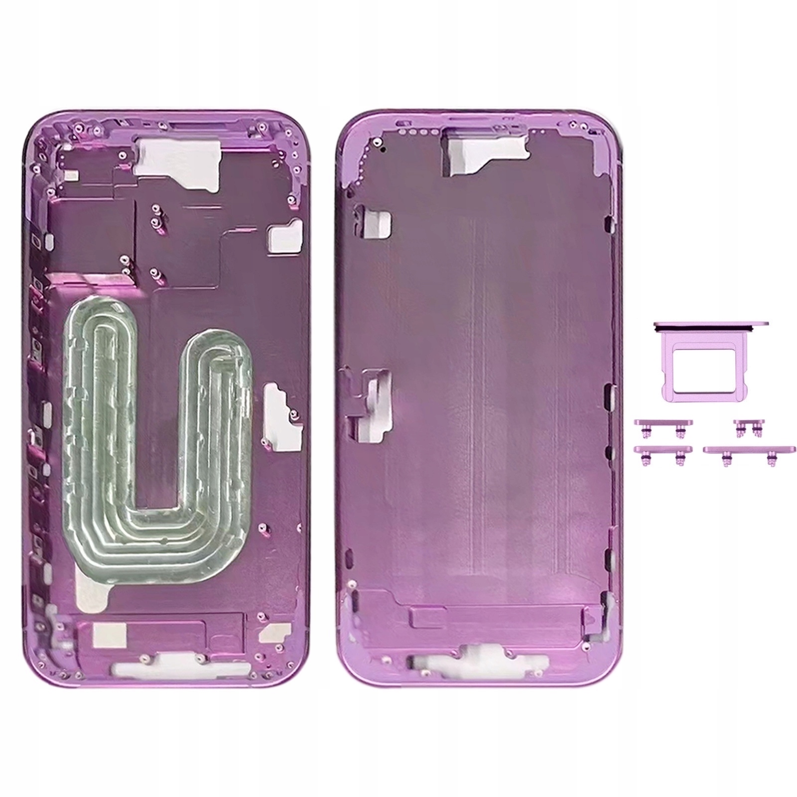 Obudowa Korpus Middle Frame Ramka Do Apple iPhone 16 Plus Pink Różowy