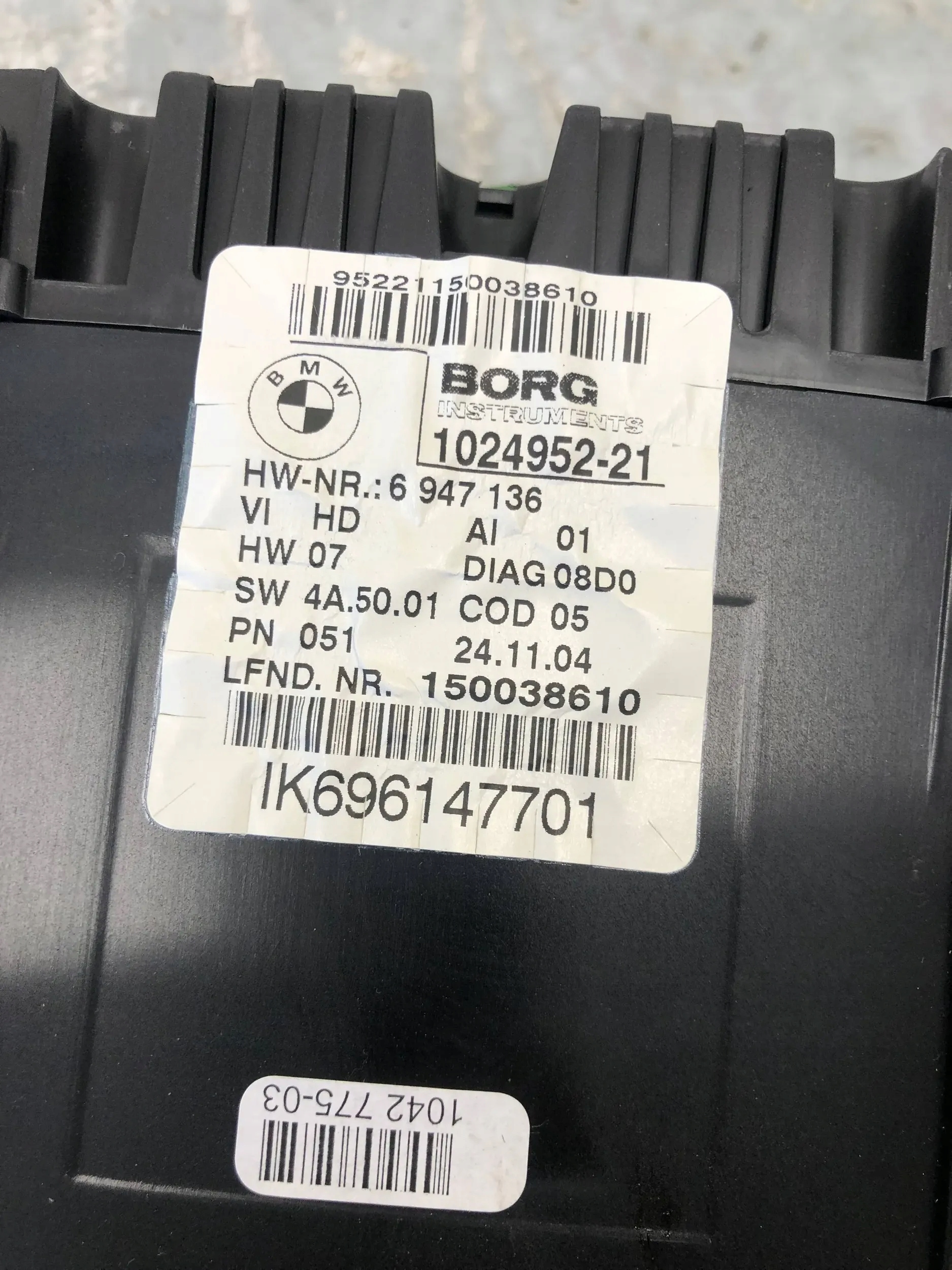 dials dials BMW E87 6947136 EUROPA