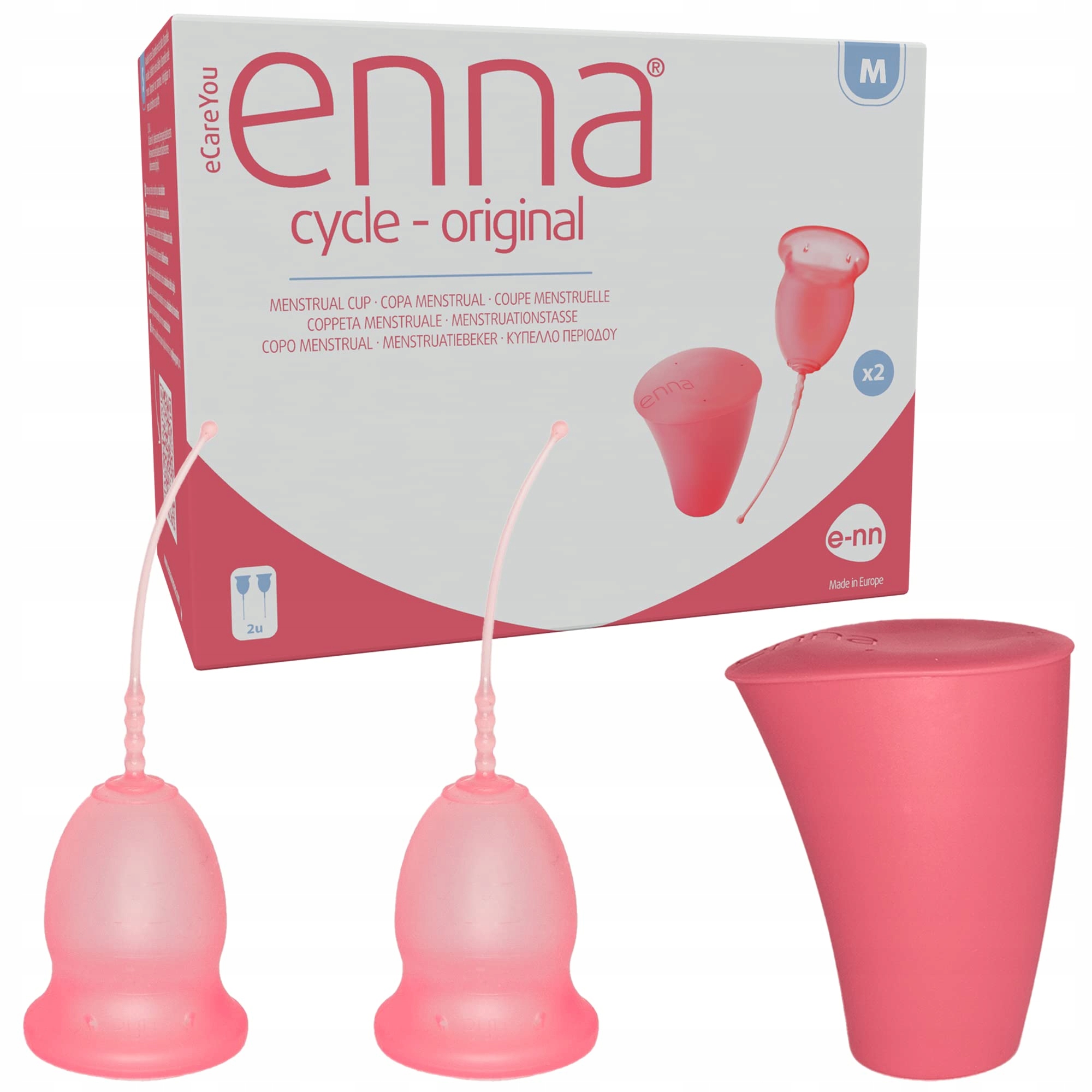 2 Kubki menstruacyjne Enna Cycle Original r. M