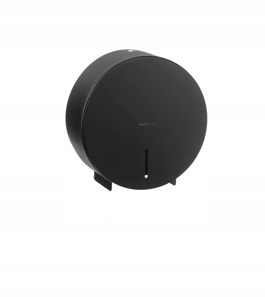 Kruhová nádoba na toaletný papier v úlohe Stella fi 19 cm čierna matná