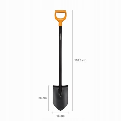 Szpadel ostry Solid 1170mm Fiskars 1066716 Marka Fiskars