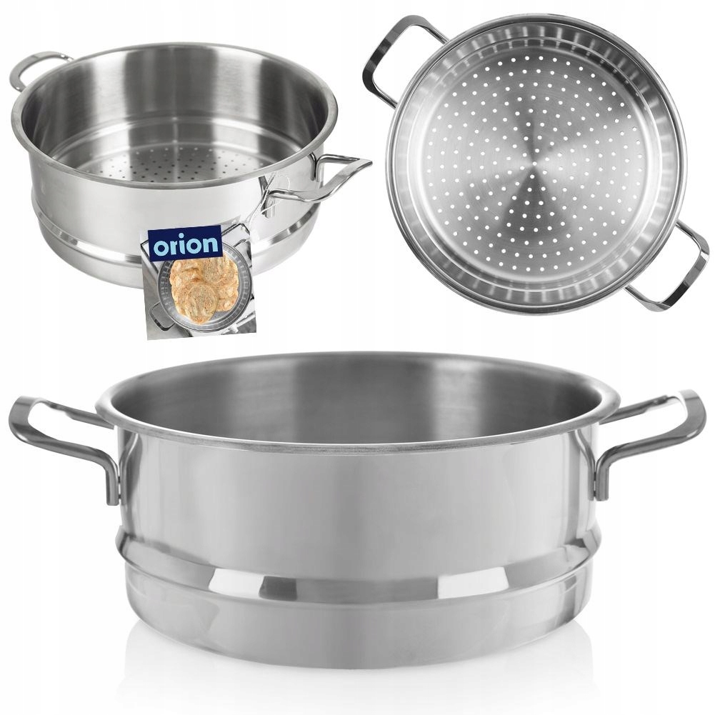 Duży WKŁAD do gotowania na parze parowar sitko nakładka na garnek 26 cm