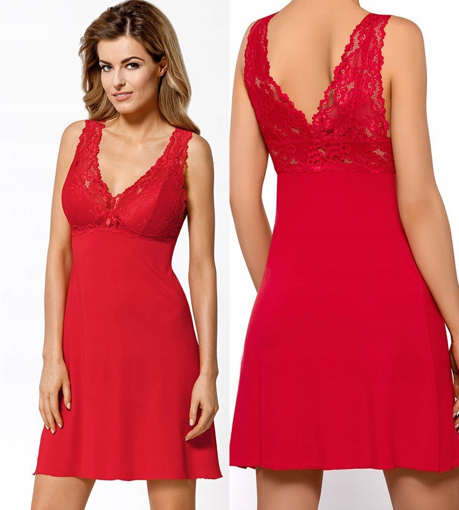 Tričko noční Nipplex Bona L 40 Červená