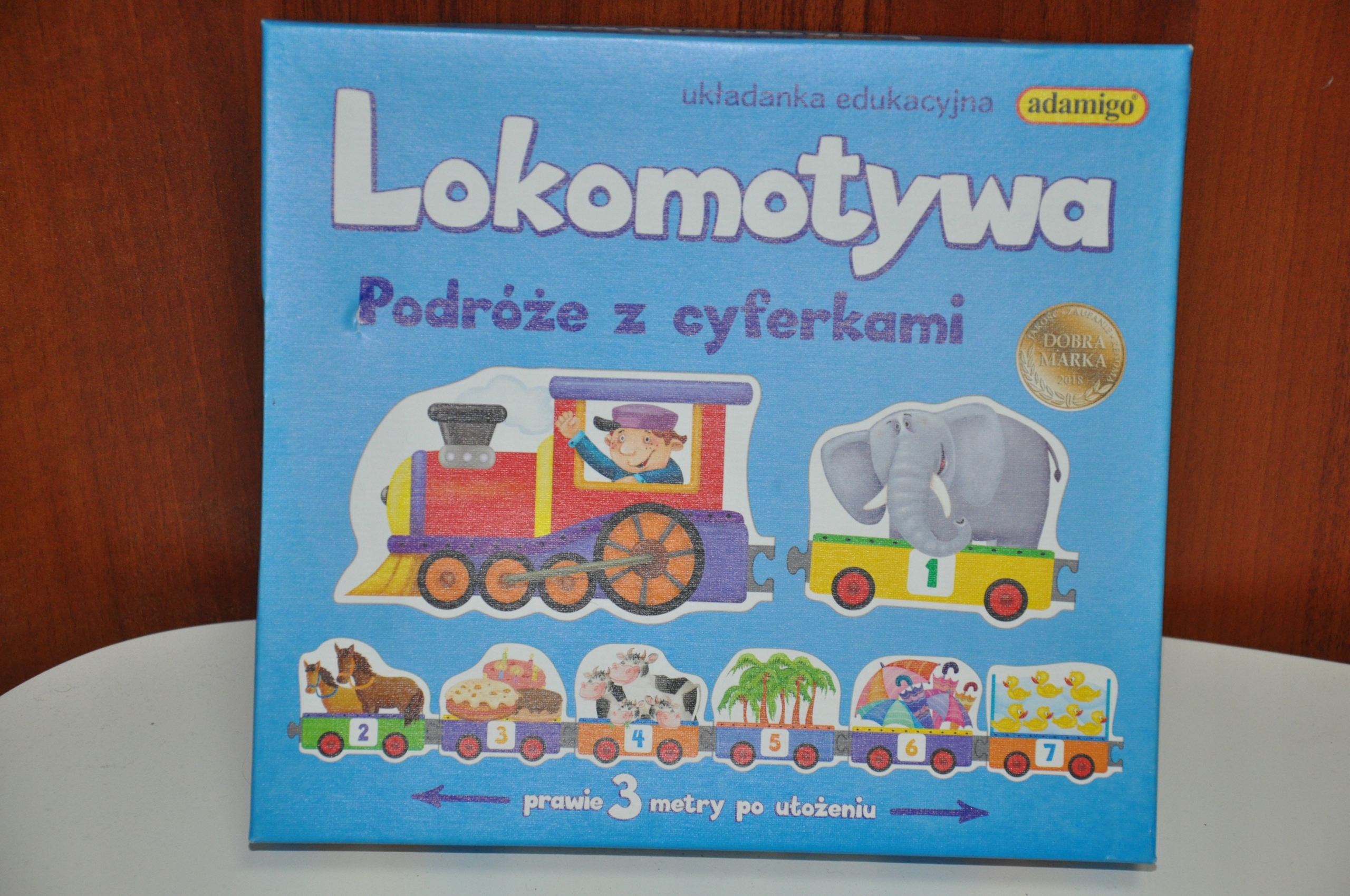 Adamigo Lokomotywa - podróże z cyferkami