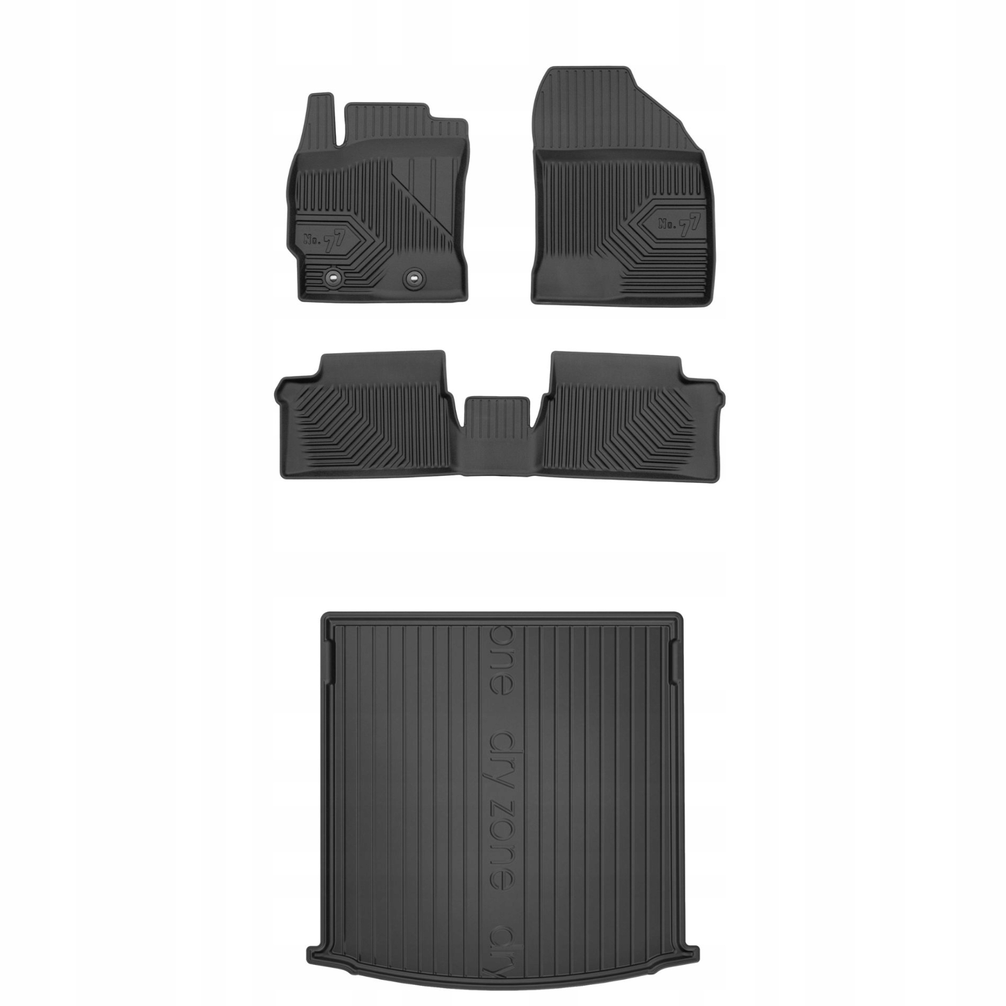 Sada gumových kobercov a rohoží pre Toyota Auris II