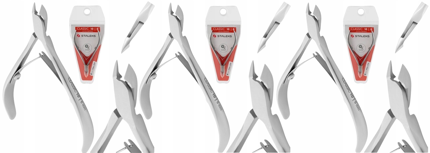 3 x Staleks Nůžky na kůži Classic 6 mm Ideální pro profesionální použití