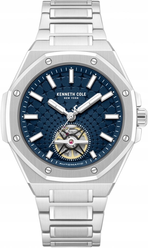 Zegarek męski Kenneth Cole KCWGY0099104 granatowy sportowy open heart