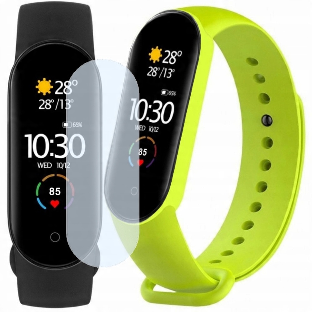 

Xiaomi MI Band 5 Opaska + Kolorowy Pasek + Folia
