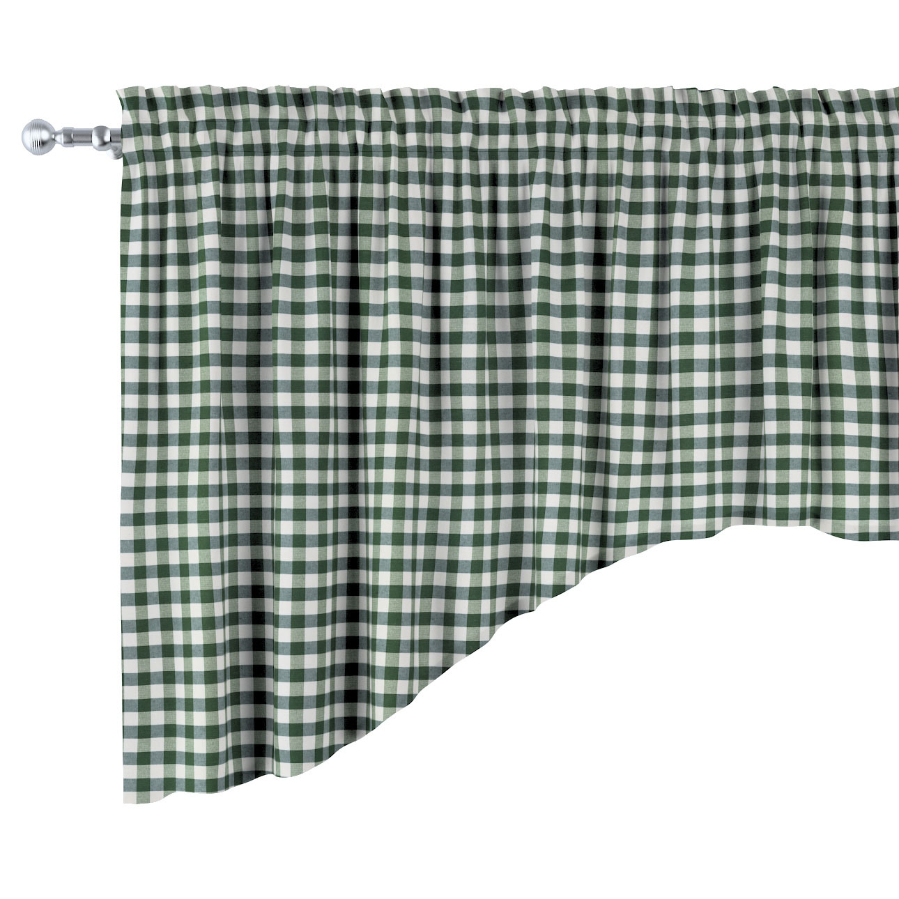 Dekoria Lambrekýn oblouk 150x75 odstíny zelené
