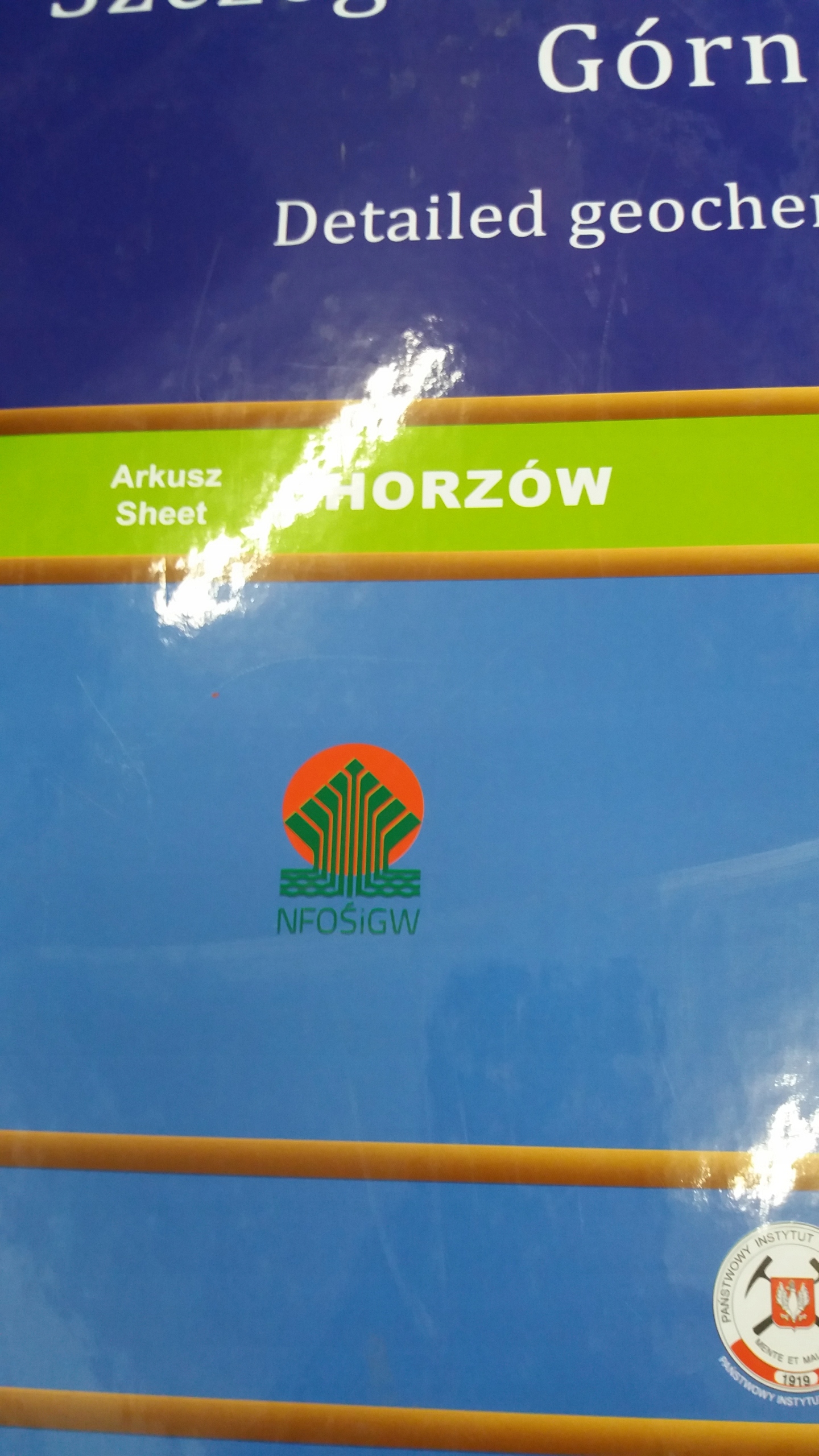 SZCZEGÓŁOWA MAPA GEOCHEMICZNA GÓRNEGO ŚLĄSKA CHORZÓW