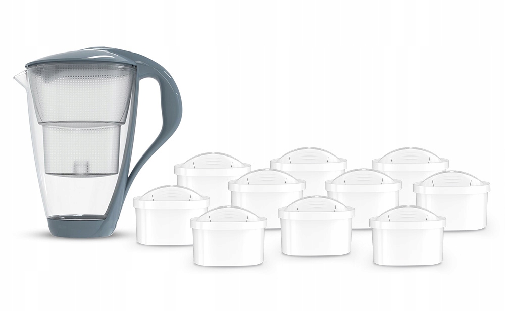Dzbanek filtrujący Dafi Crystal Led +10 filtrów