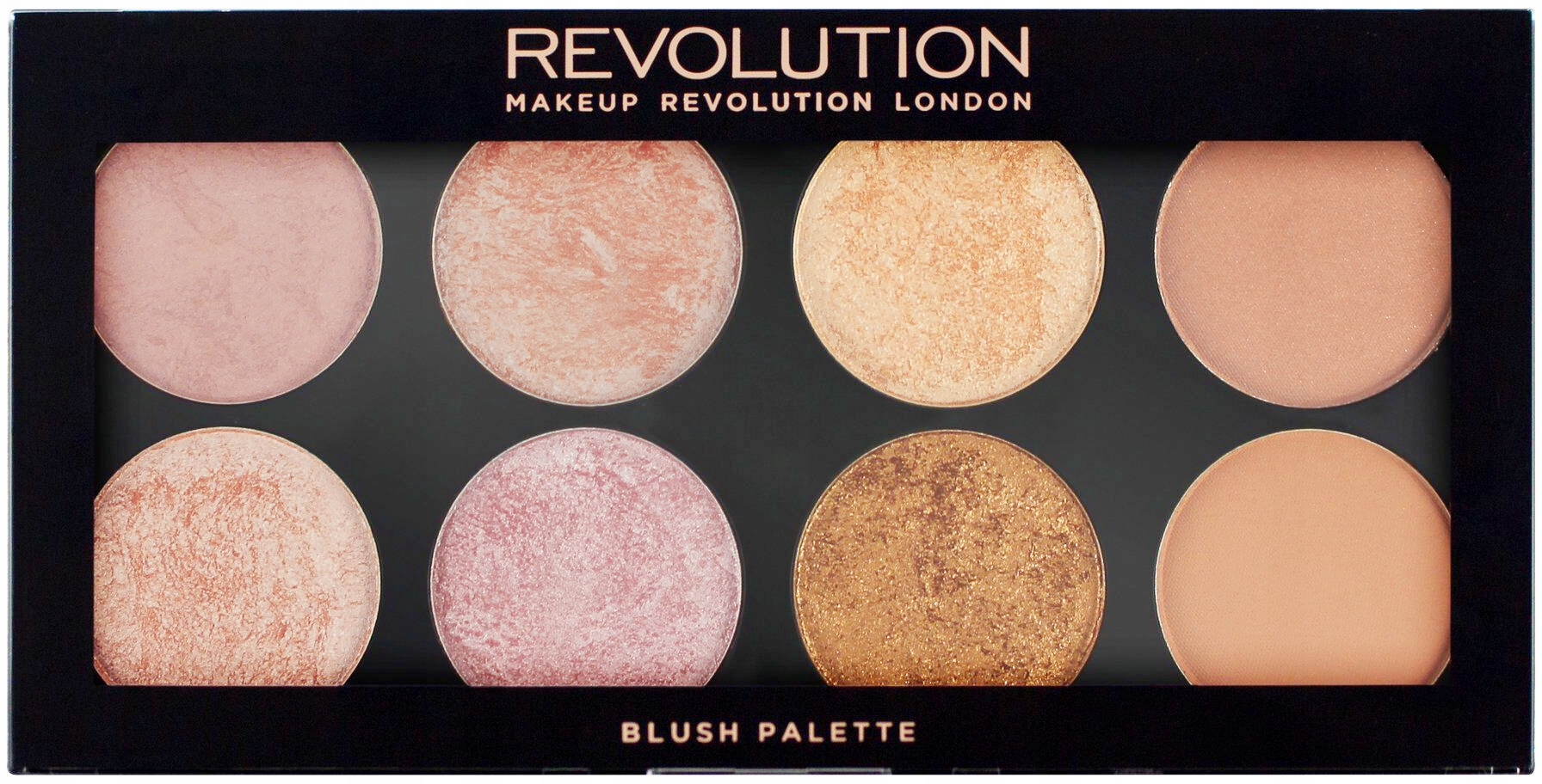 

Makeup Revolution Golden Sugar 2 Paleta 8 róży