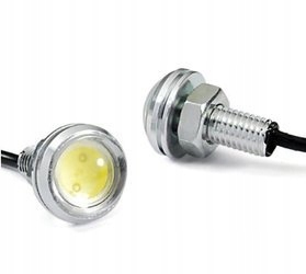 

Żarówka Led 12V 1W 22mm zielona obudowa srebrna