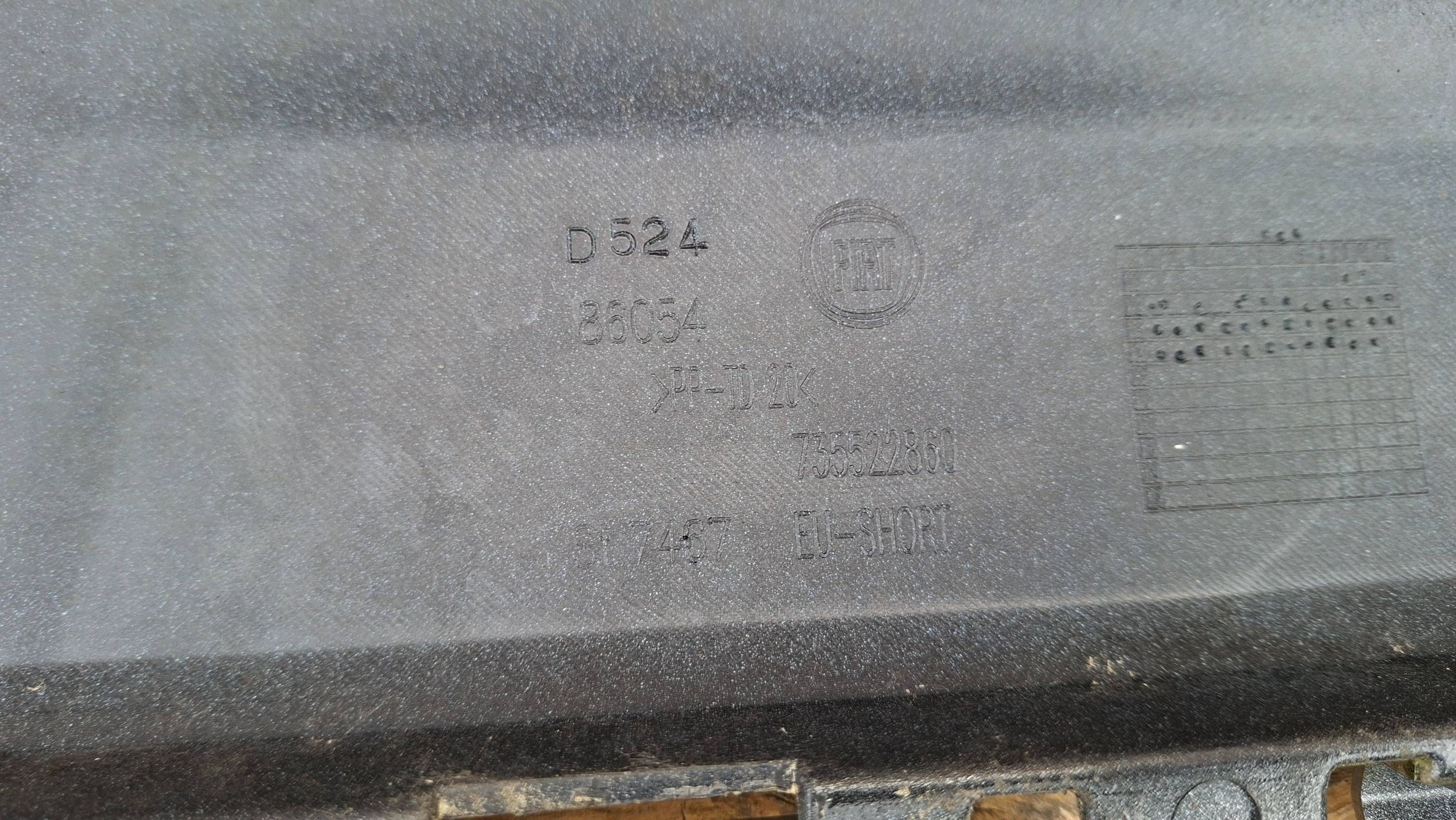 bumper rear part FIAT 500 L