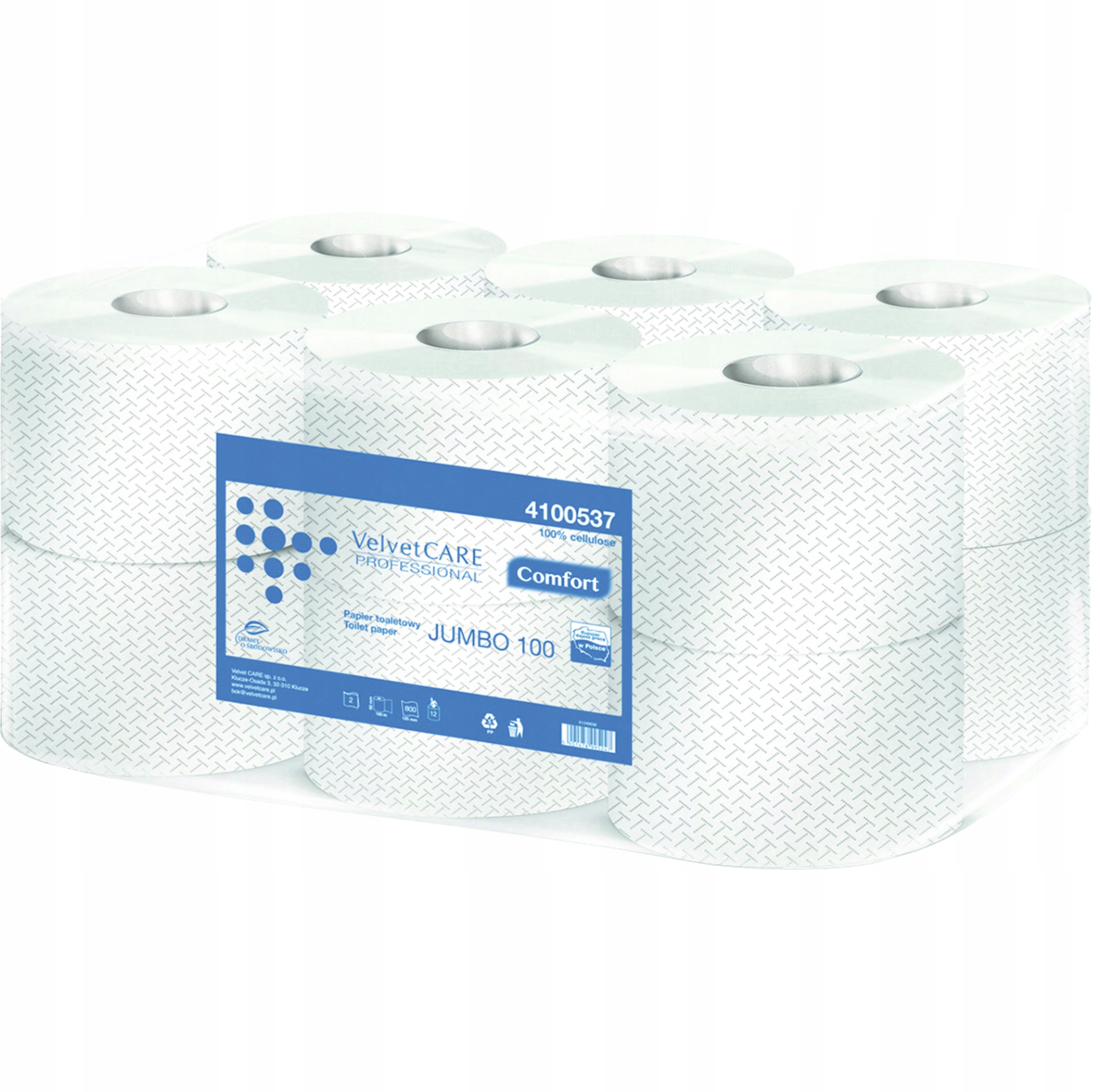 

Papier toaletowy Velvet Jumbo Comfort 100 12 rolek