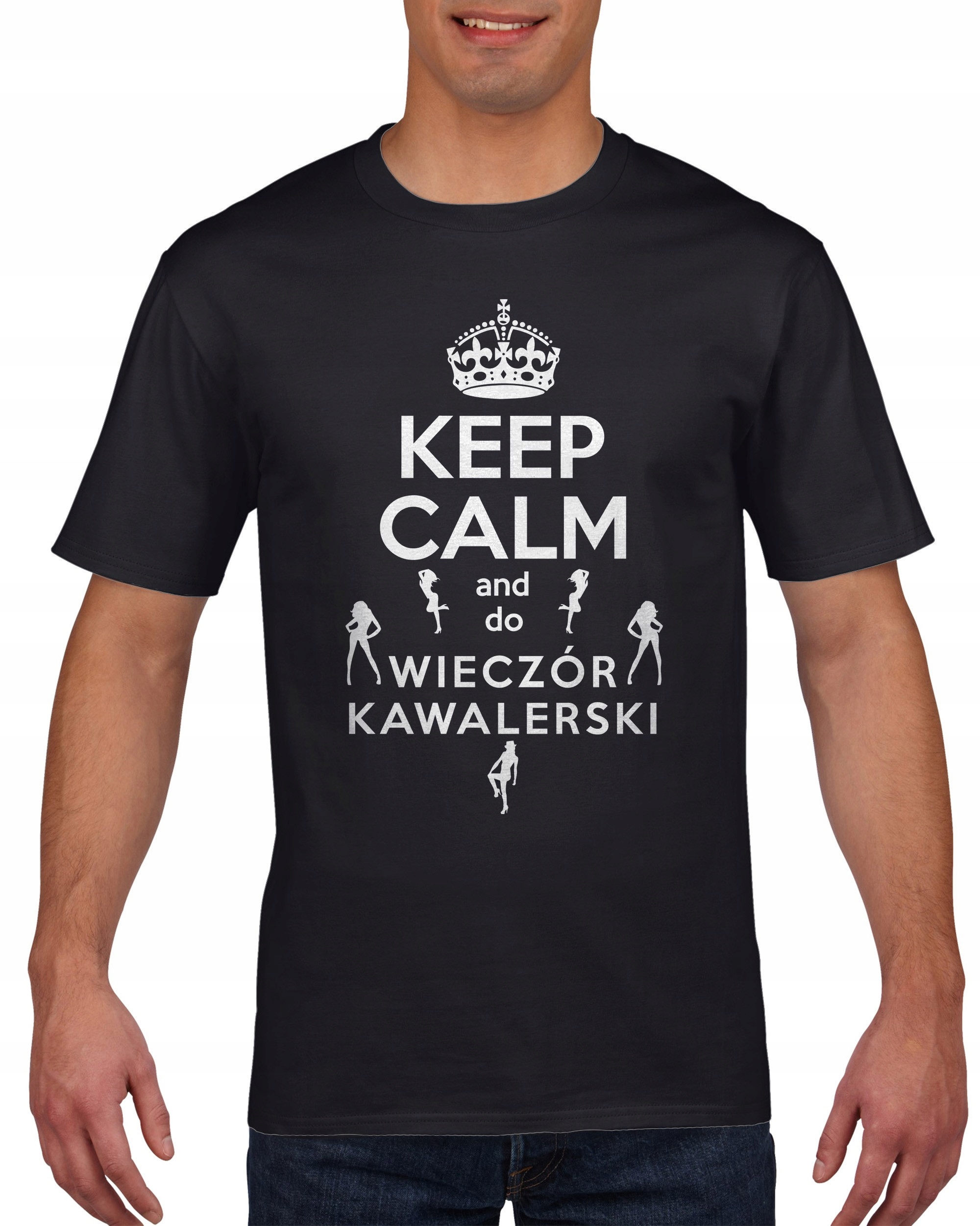 

Koszulka męska Keep Calm Wieczor Kawalerski c S