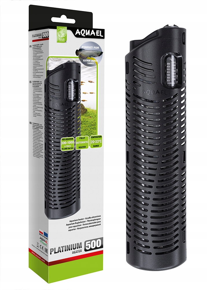 

Aquael Platinium Heater 500W Grzałka Do Akwarium