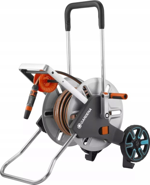 Wózek Z Wężem Ogrodowym Cleverroll M Easy Metal 25M Gardena 18547-20