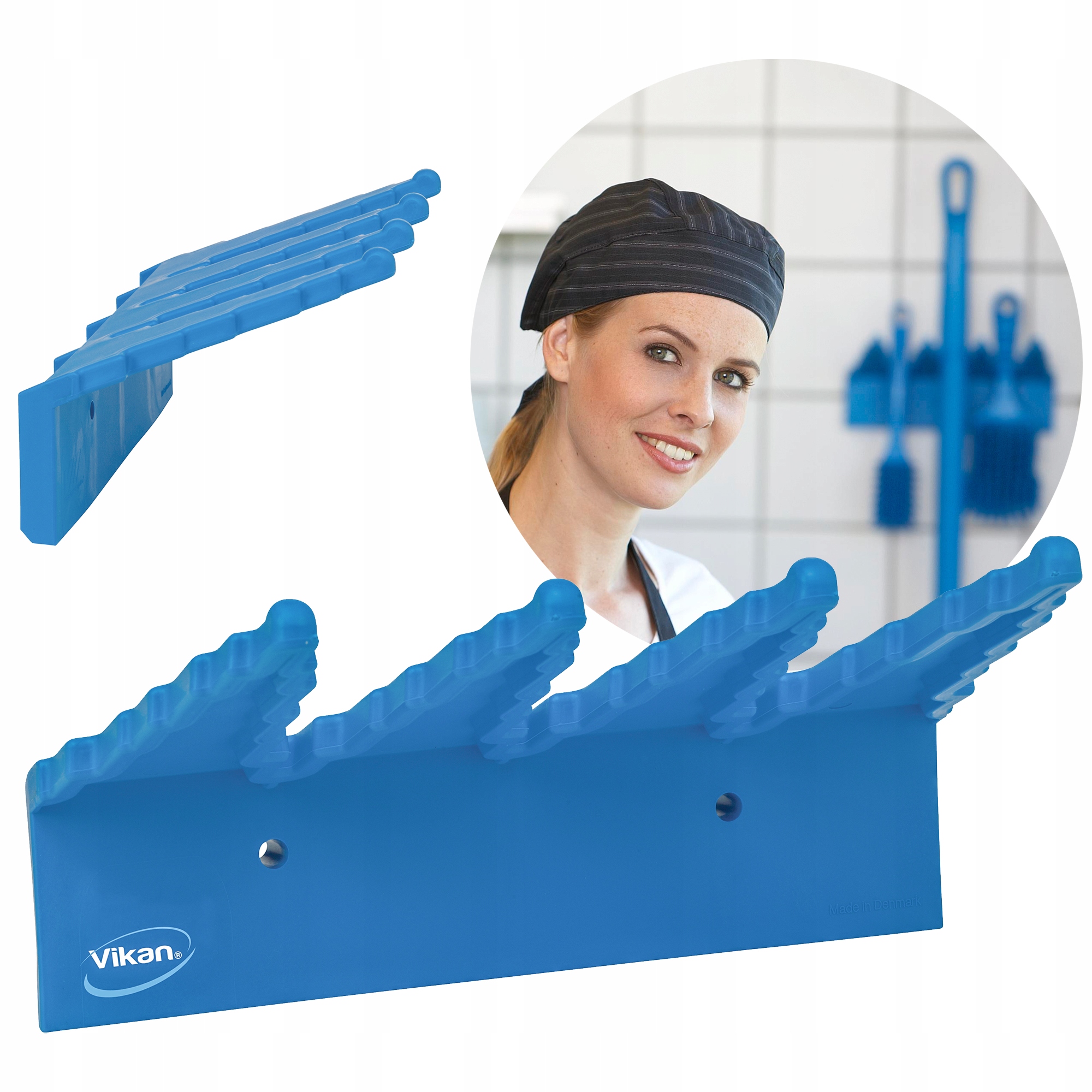 Wieszak ścienny na szczotki 240mm Vikan 06153