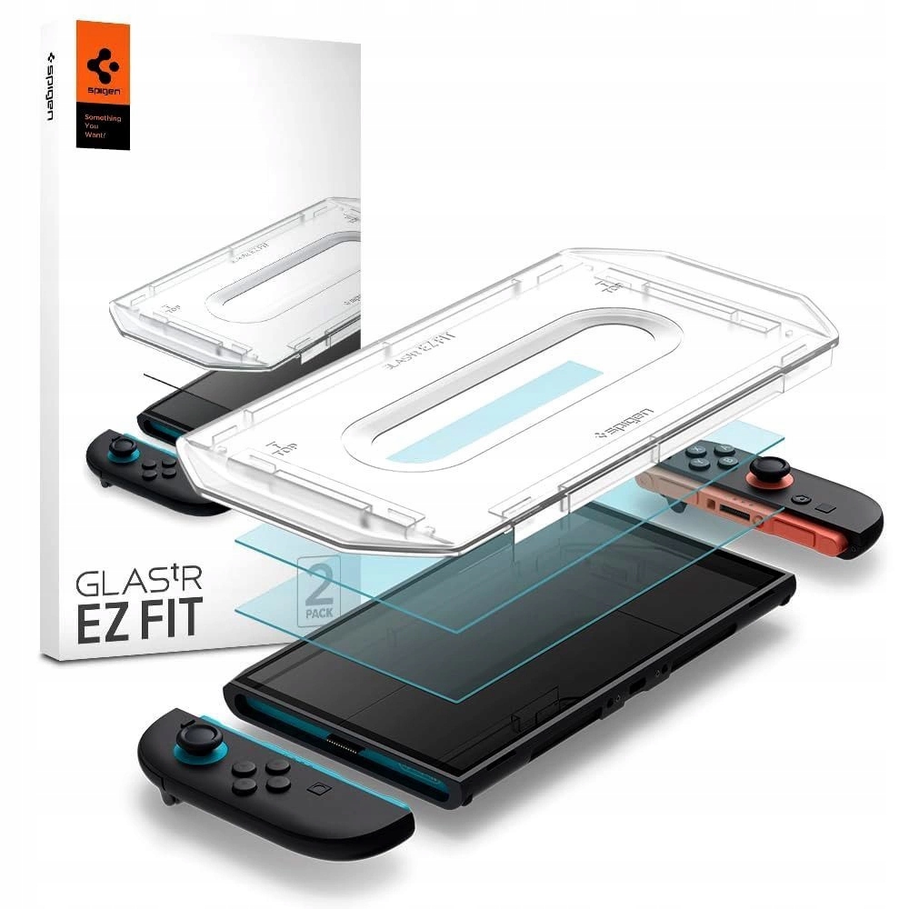 Spigen Tvrzené Sklo Glas.tr Ez Fit 2-PACK Pro Nintendo Switch Ochrana
