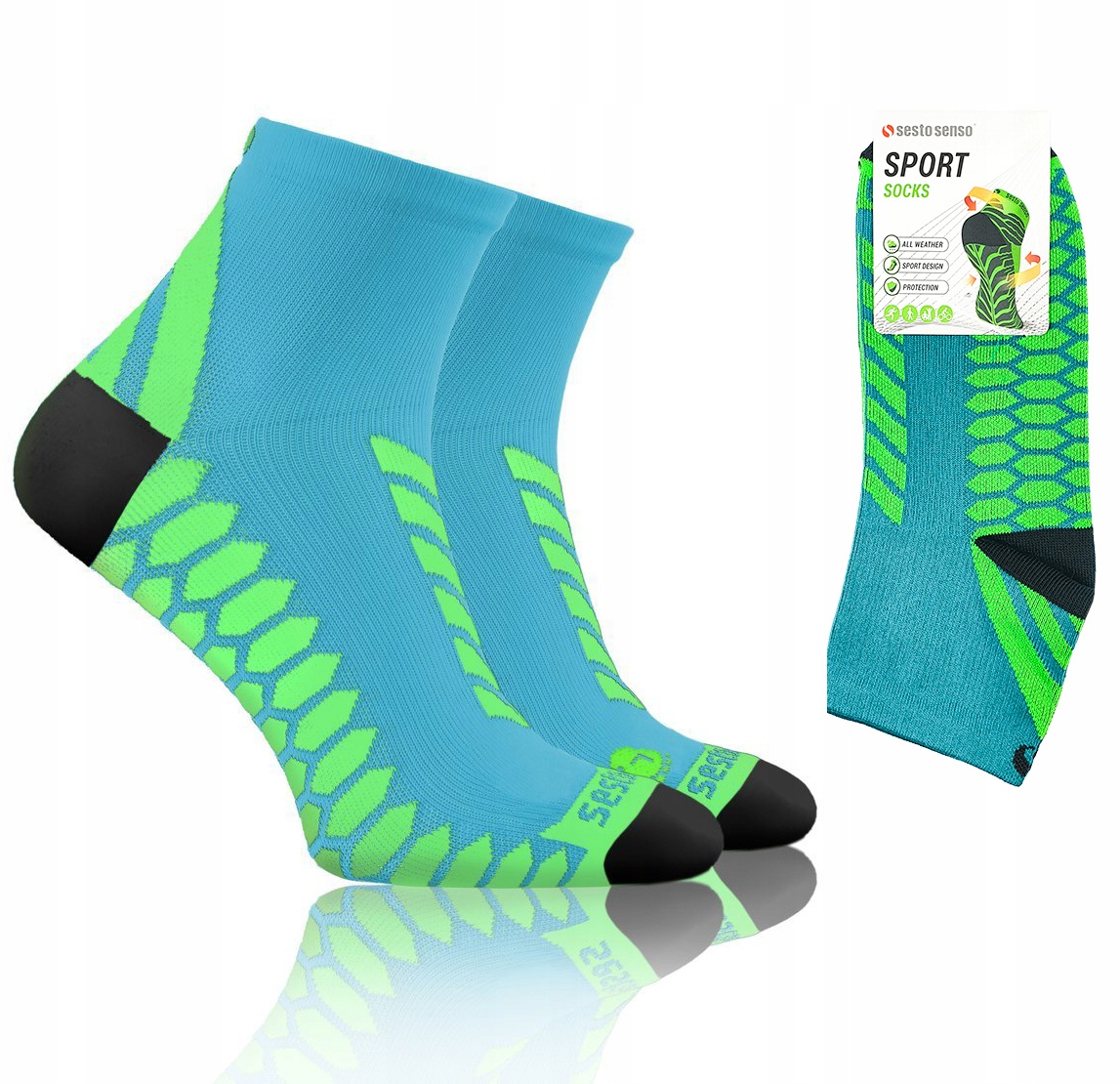 

Sesto Senso skarpety Sportowe oddychające 35-38