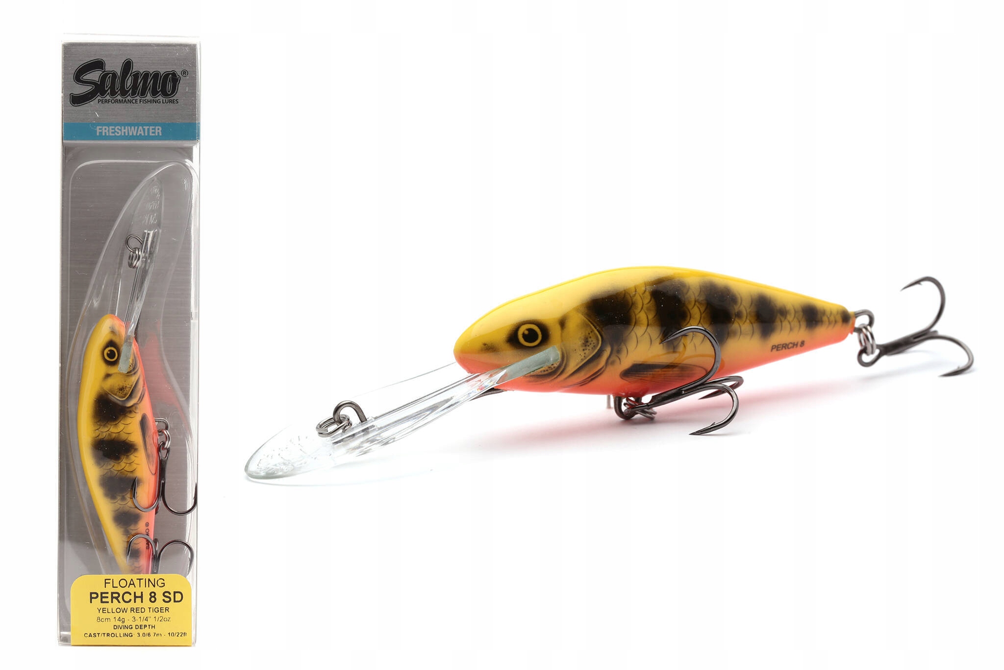 Wobler Salmo Perch Deep Runner 8cm