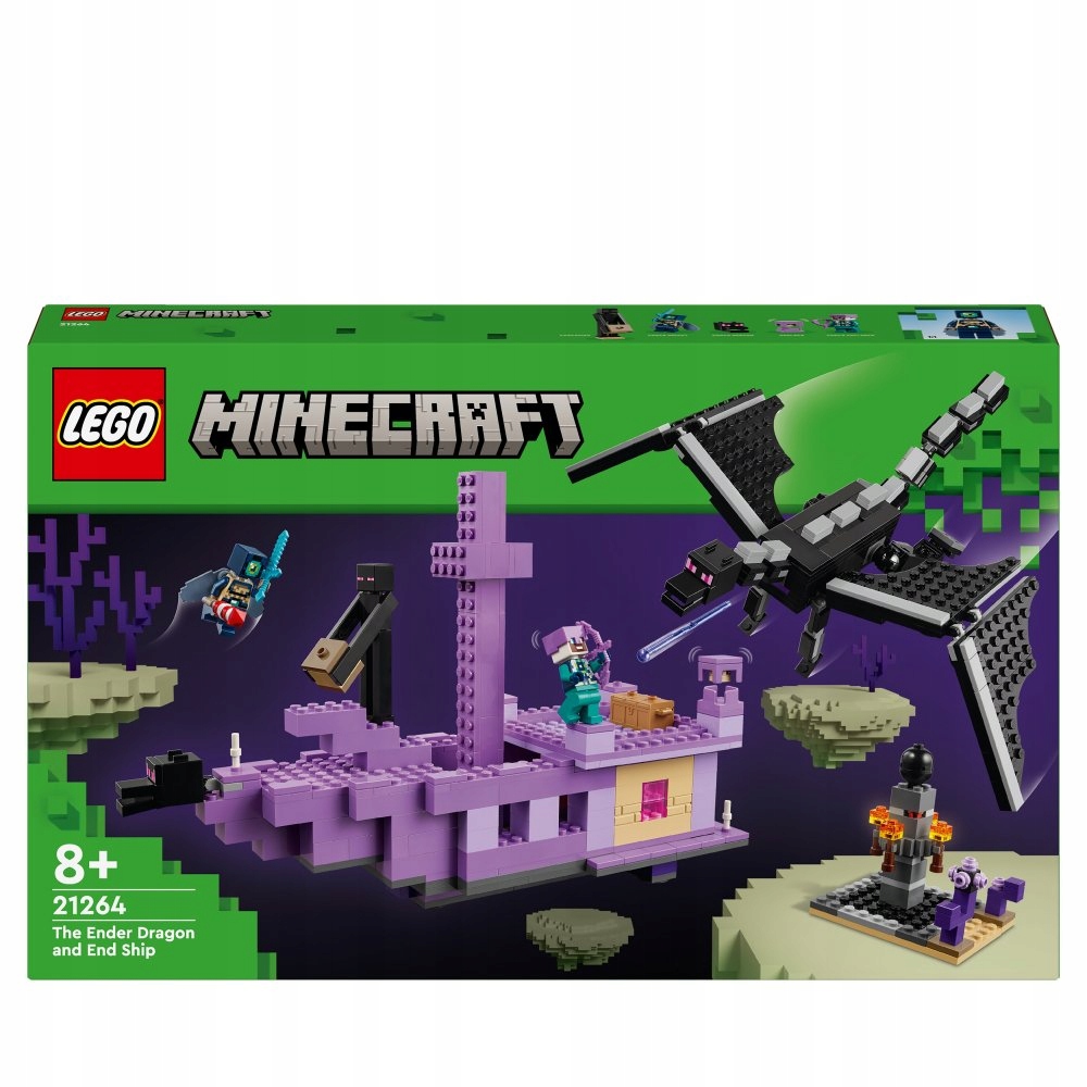 LEGO 21264 MINECRAFT Smok Kresu i statek Kresu Stan opakowania oryginalne