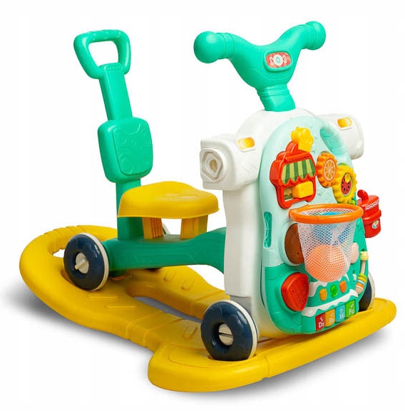 Wielofunkcyjny Chodzik Pchacz Jeżdzik Stolik 5W1